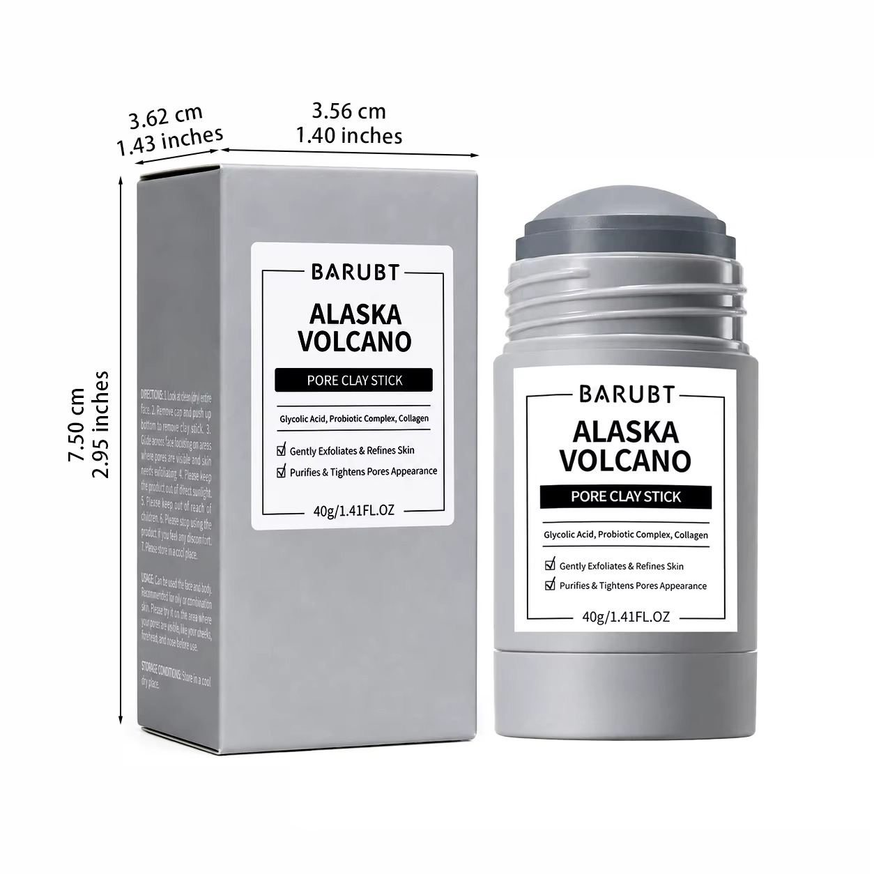 Alaska Volcano Pore Clay Stick - Dust Mask Construction 评论和价格