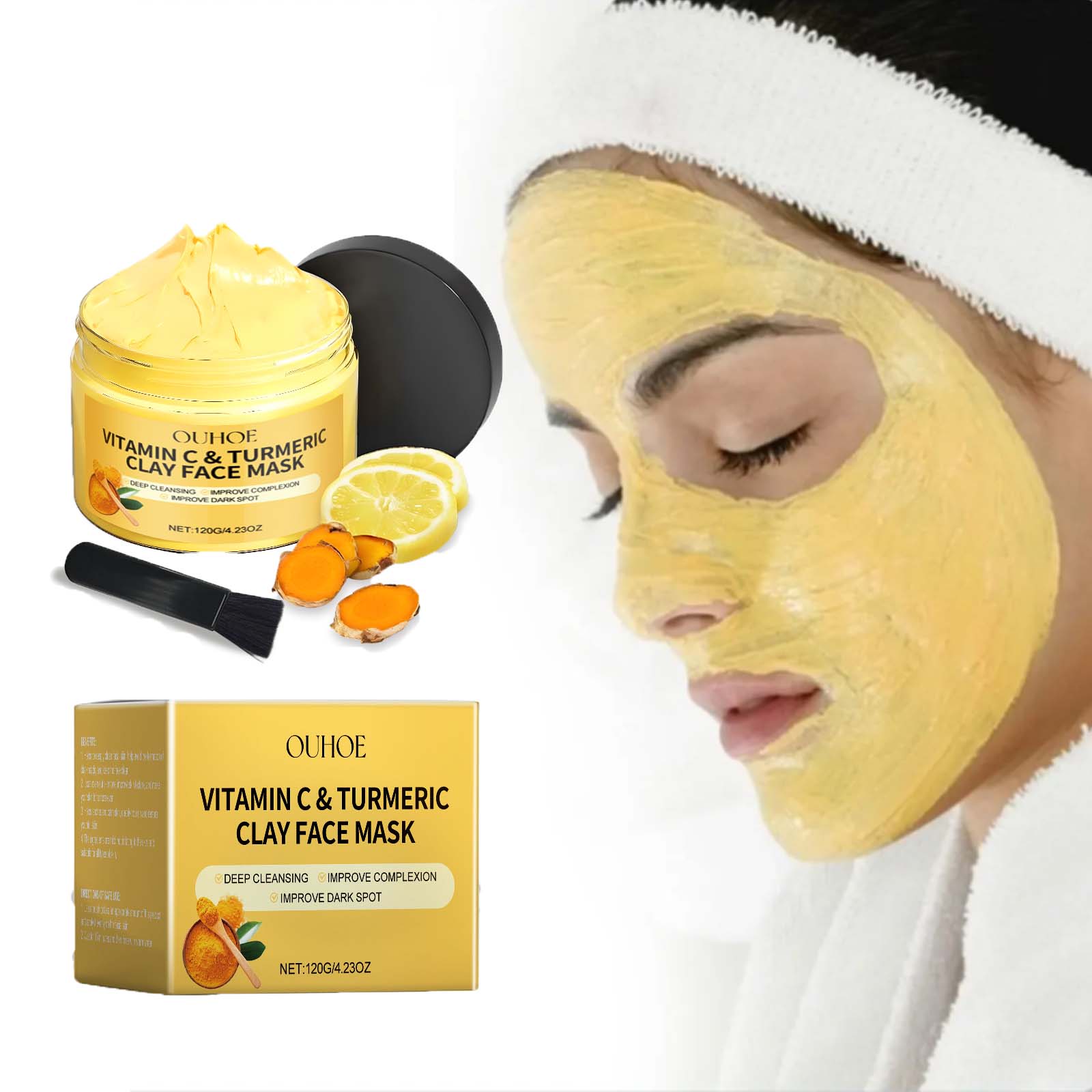 Vitamin C Turmeric Mud Mask Ex - Dust Mask Construction 评论和价格