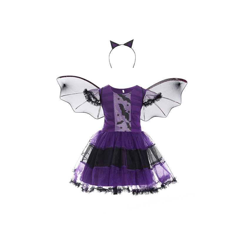 Girls Halloween Vampire Bat Co - Kids Face Mask 评论和价格