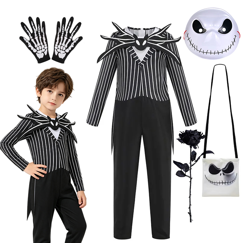 Halloween Boys Pumpkin King Sk - Black Face Mask Pack 评论和价格