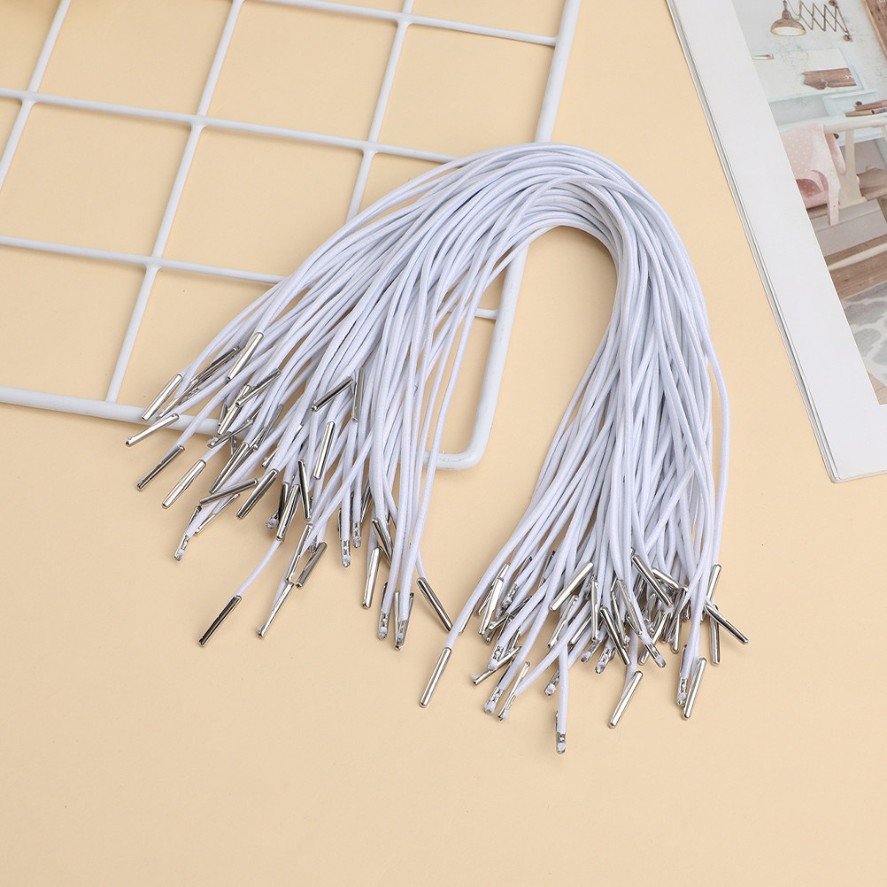 200Pcs Elastic Barbed String w - Mask Lanyard Adjustable 评论和价格