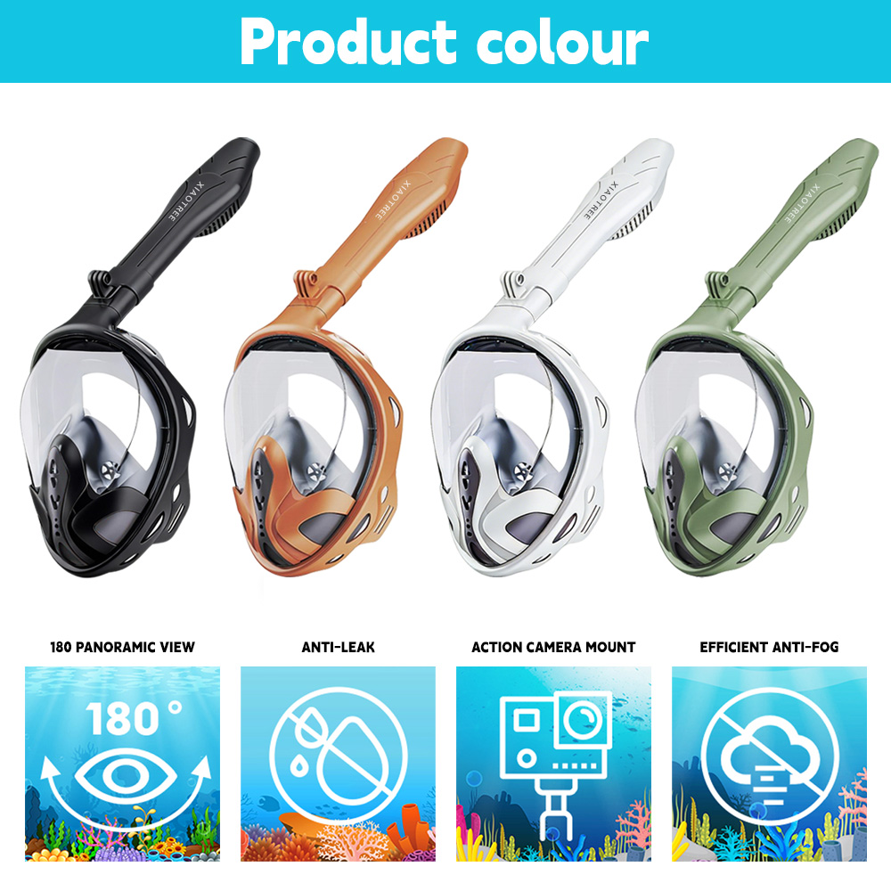 XIAOTREE Full Face Snorkel Mas - Anti Pollution Mask 评论和价格