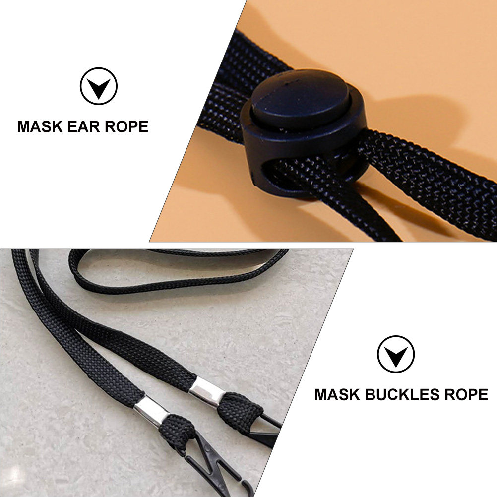 12Pcs Anti-Fall Face Mask Lany - Mask Lanyard Adjustable 评论和价格