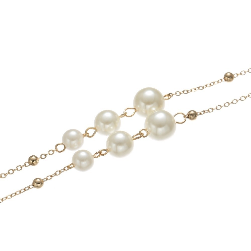 Trendy Pearl Beaded Sunglass C - Mask Lanyard Adjustable 评论和价格