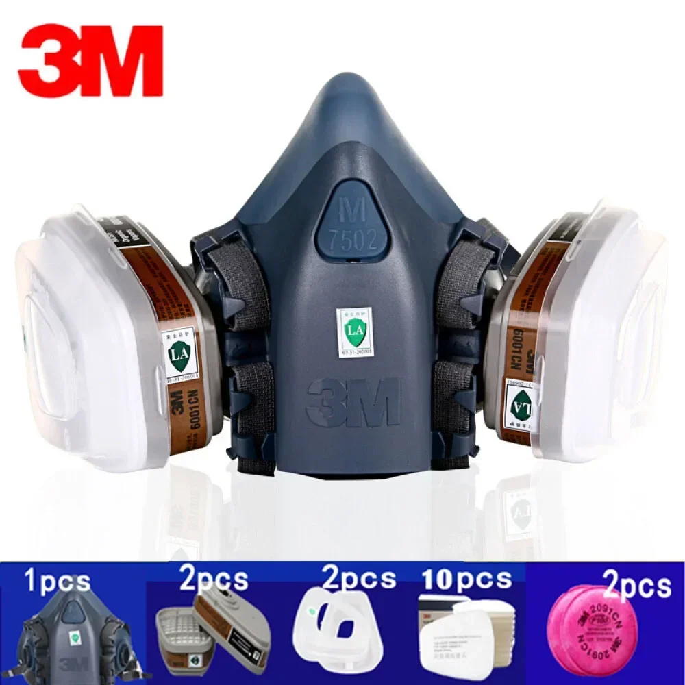 3M 7502 Respirator Mask  Prote - Anti Pollution Mask 评论和价格