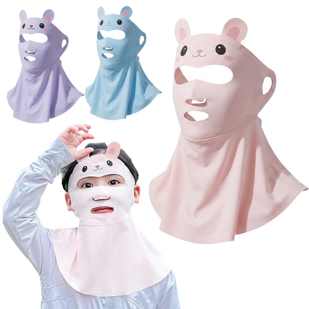 Rabbit Design Kids Sun Protect - Kids Face Mask 评论和价格